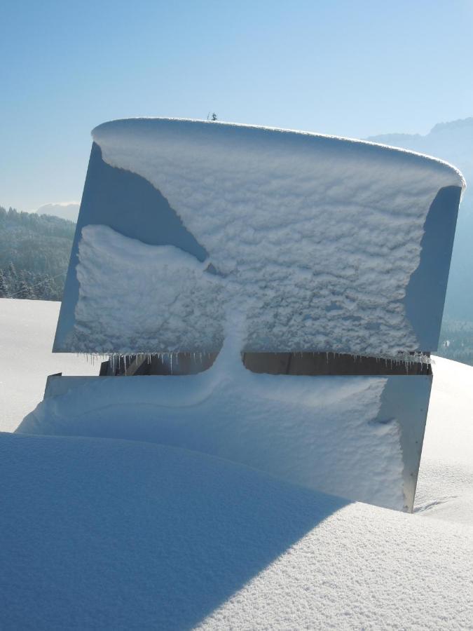 Kraehenberg Am Rande Der Wildnis Apartment Sibratsgfall Bagian luar foto