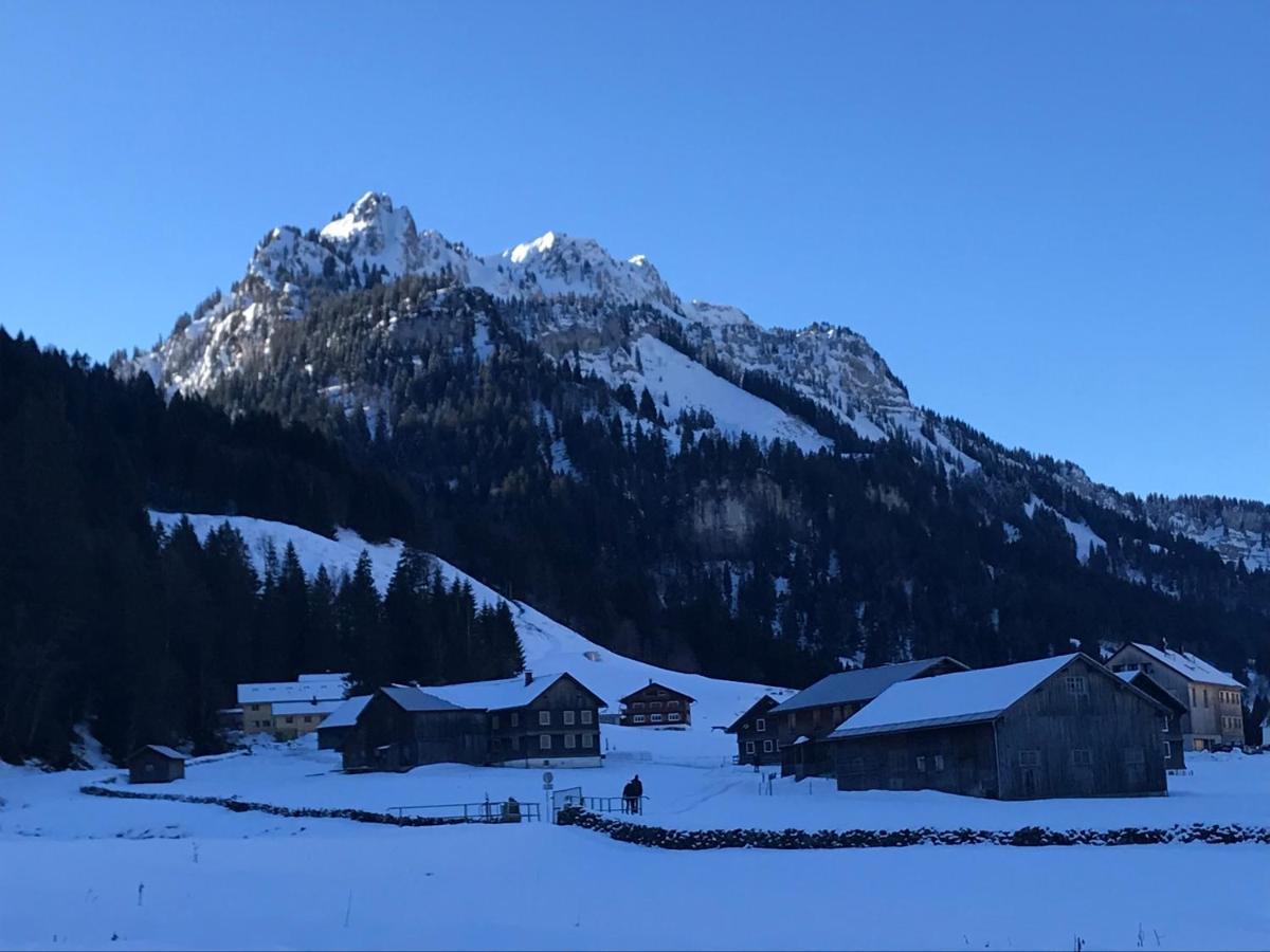 Kraehenberg Am Rande Der Wildnis Apartment Sibratsgfall Bagian luar foto