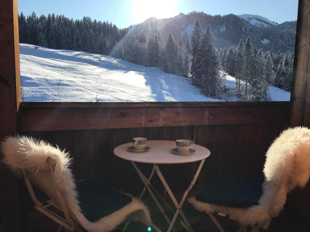 Kraehenberg Am Rande Der Wildnis Apartment Sibratsgfall Bagian luar foto